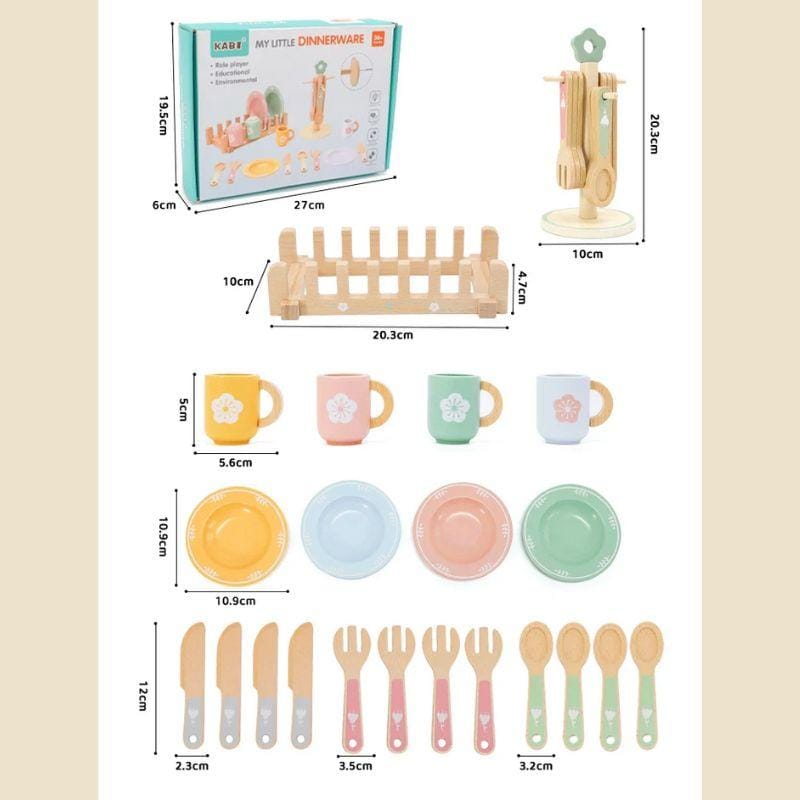 Jeux Montessori en Bois | "La Vaisselle de Maman"