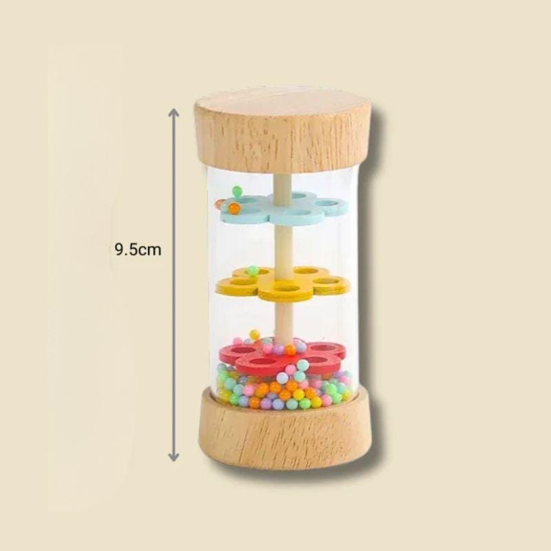 Jouet Bébé Montessori | Hochet Perles Arc en Ciel Petit