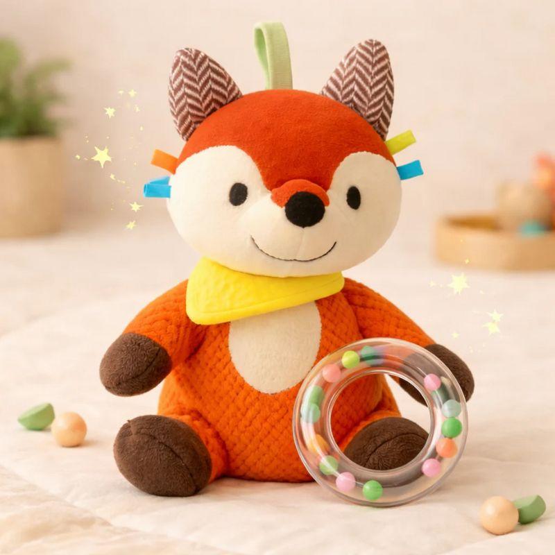 Jouet Montessori Bébé | Peluche Sensorielle Renard