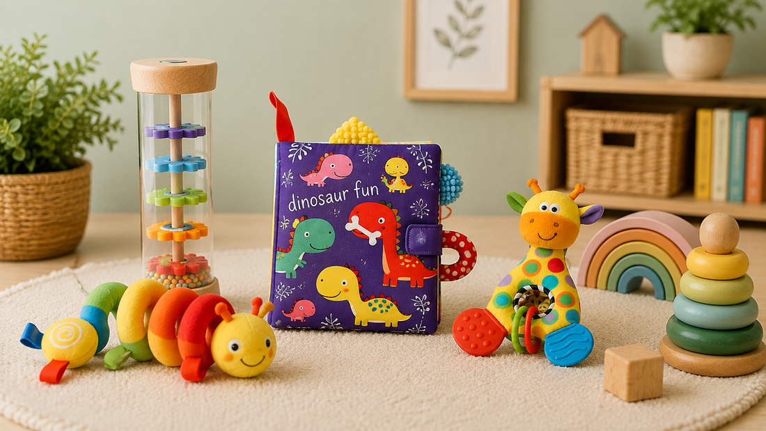 Jouets sensoriels Montessori : lesquels choisir selon l’âge de bébé ?