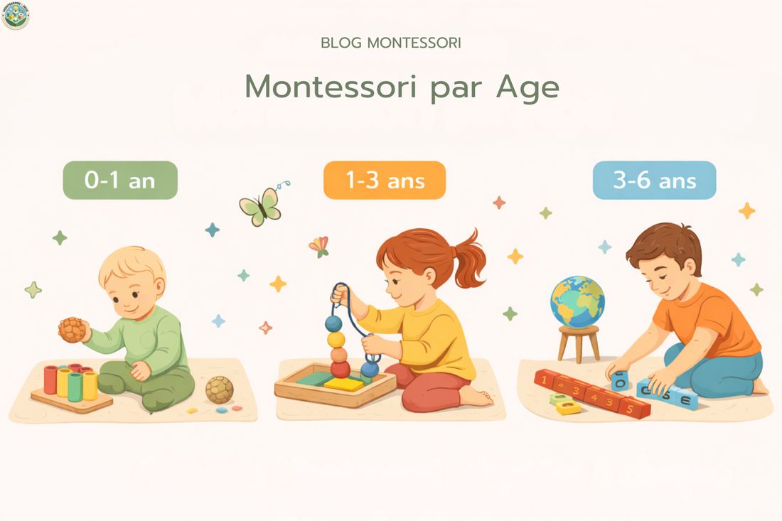 Activité Montessori simple à réaliser à la maison selon l’âge de l’enfant