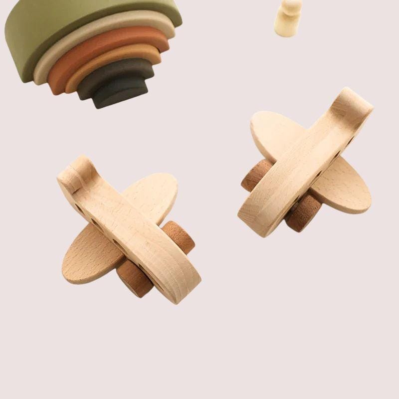 Jeu Montessori 1 an | Avion Billes Folles