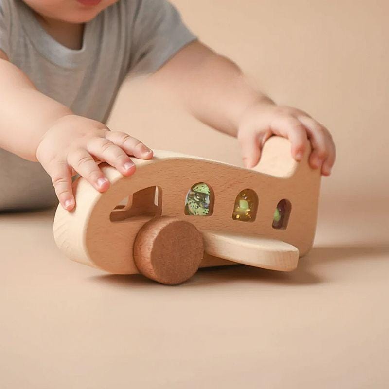 Jeu Montessori 1 an | Avion Billes Folles