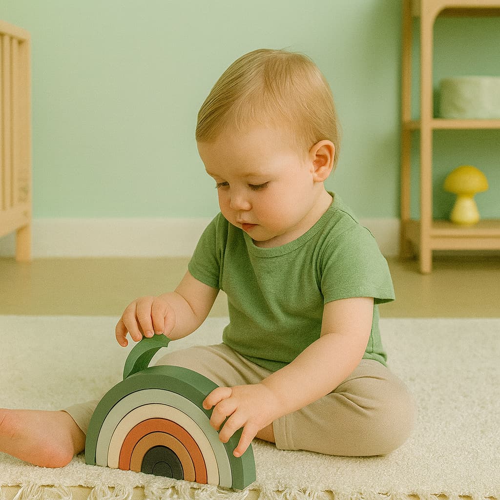 Jeu Montessori 3 ans | Arc en Ciel en Bois