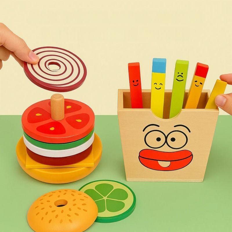 Jeux d'Eveil Montessori | Hamburger Frites