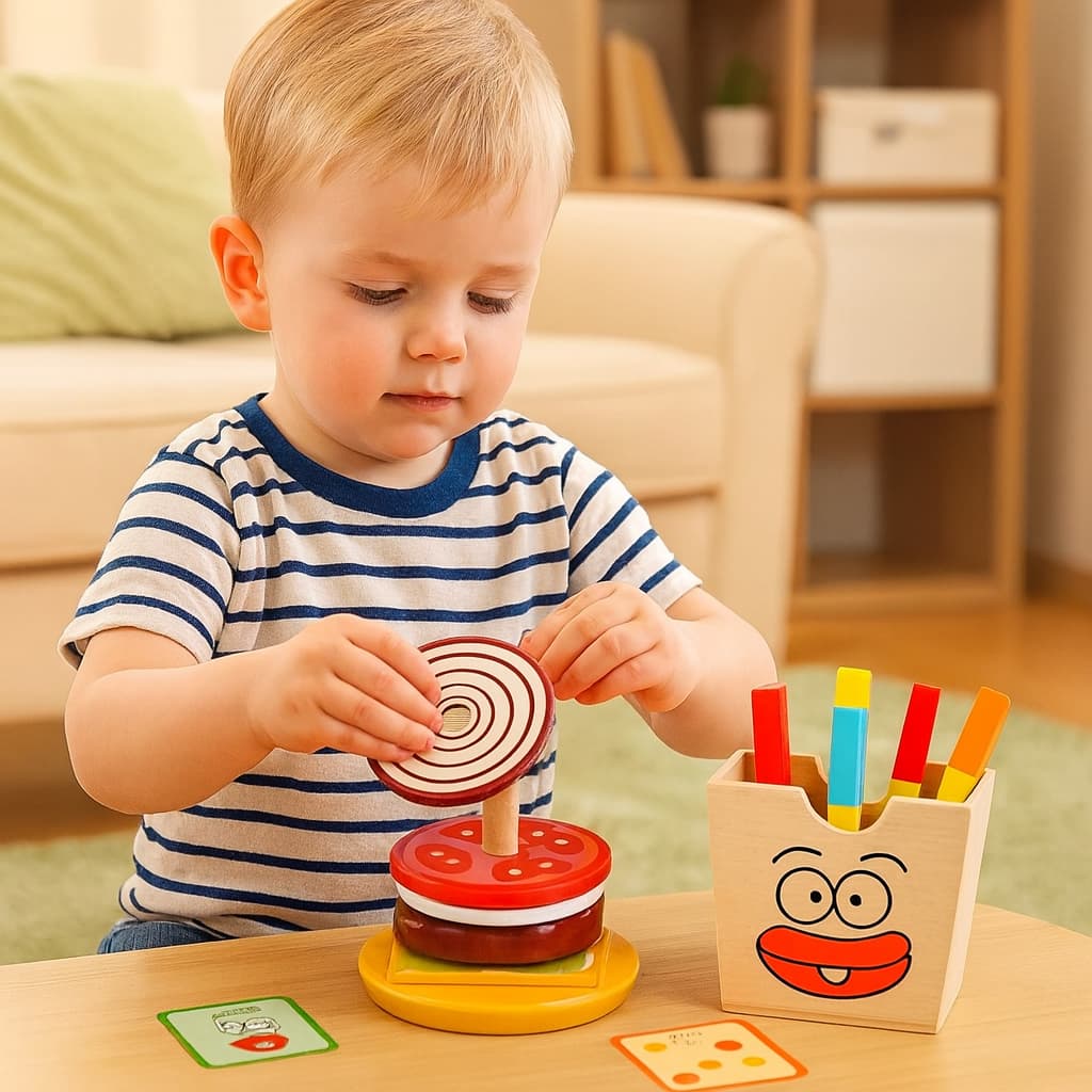 Jeux d'Eveil Montessori | Hamburger Frites