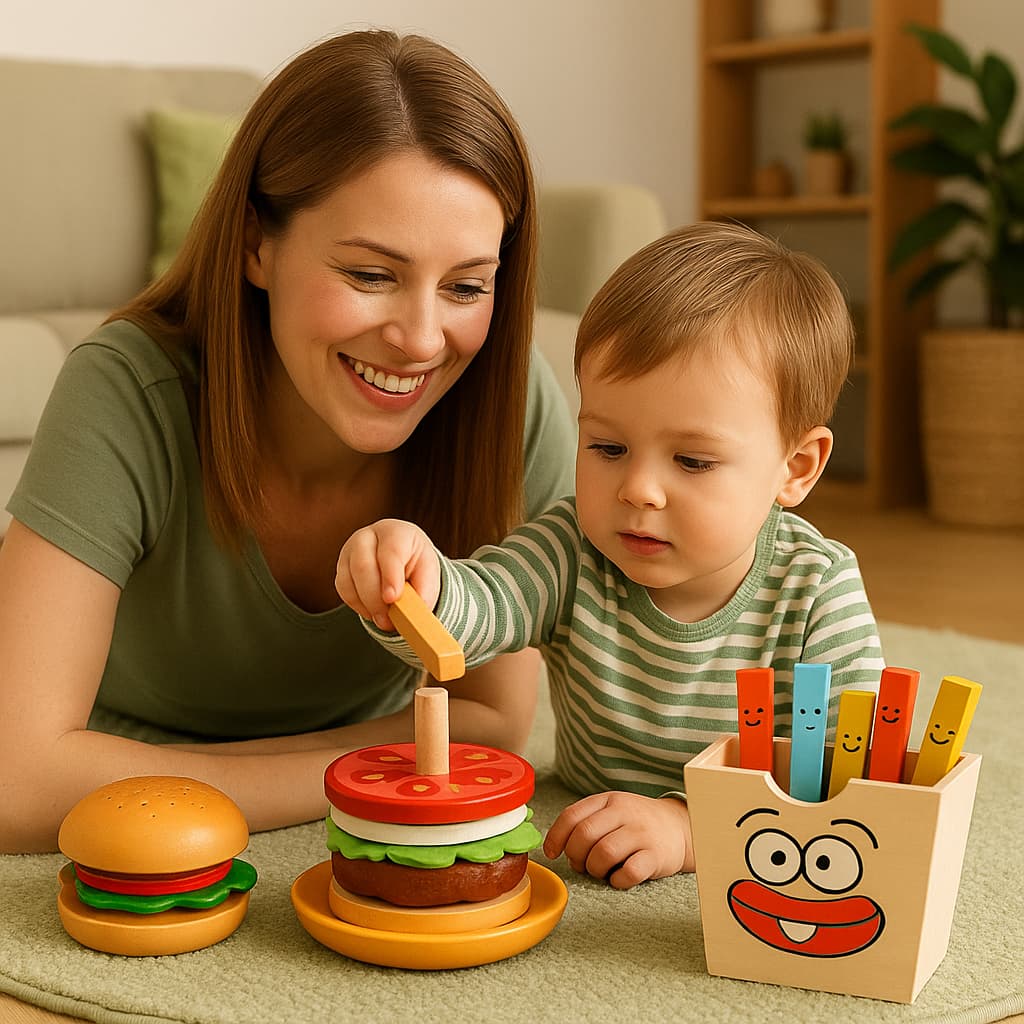 Jeux d'Eveil Montessori | Hamburger Frites