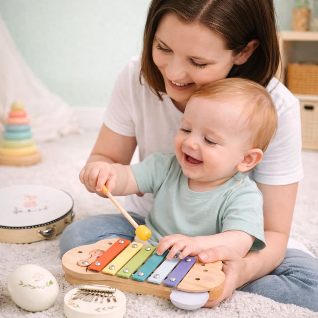 Jeux en Bois Montessori | Coffret Musical Percussion