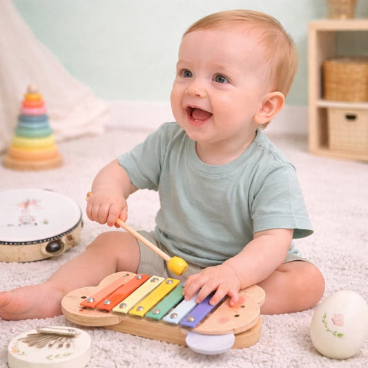 Jeux en Bois Montessori | Coffret Musical Percussion