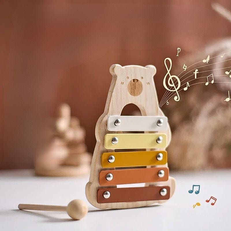 Jeux Montessori 1 an | Petit Ours Xylophone