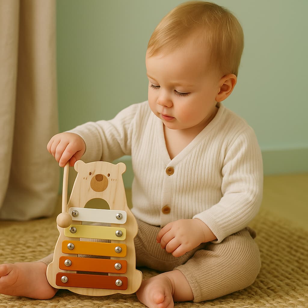 Jeux Montessori 1 an | Petit Ours Xylophone