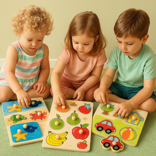 Jeux Montessori 2 ans | Mon premier Puzzle en Bois