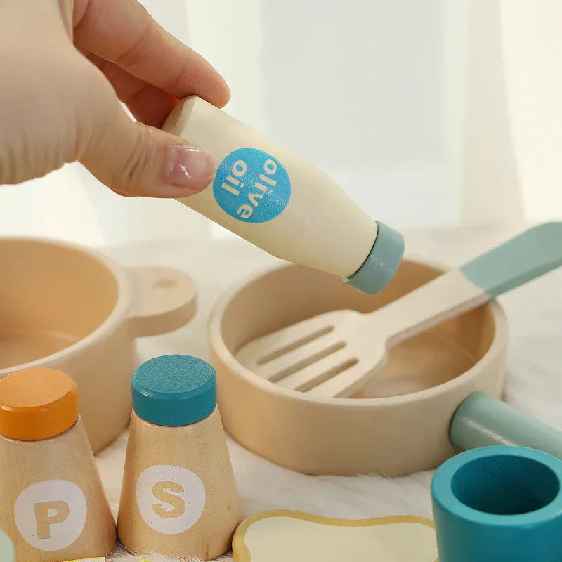 Jeux Montessori en Bois | Coffret "Cooking Time"