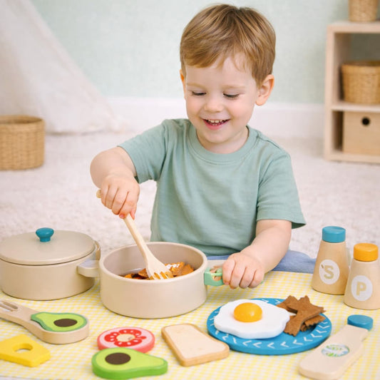 Jeux Montessori en Bois | Coffret "Cooking Time"