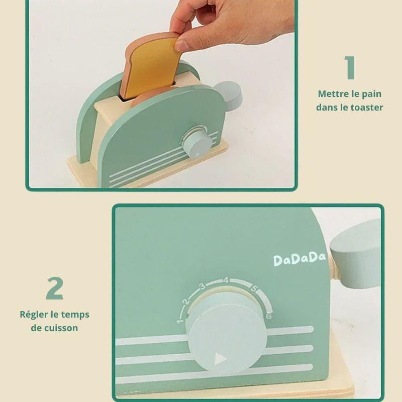 Jeux Montessori en Bois | Coffret Petit Déjeuner
