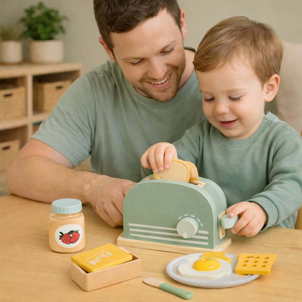 Jeux Montessori en Bois | Coffret Petit Déjeuner