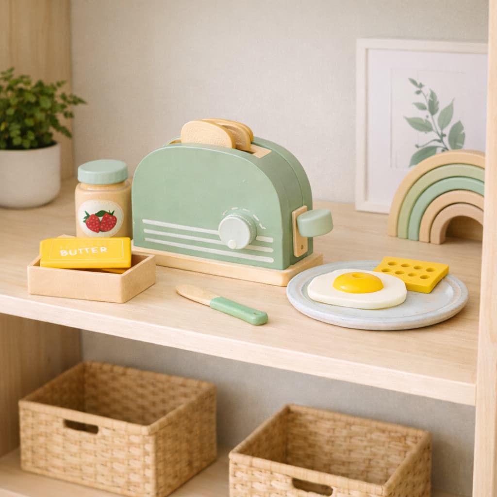 Jeux Montessori en Bois | Coffret Petit Déjeuner