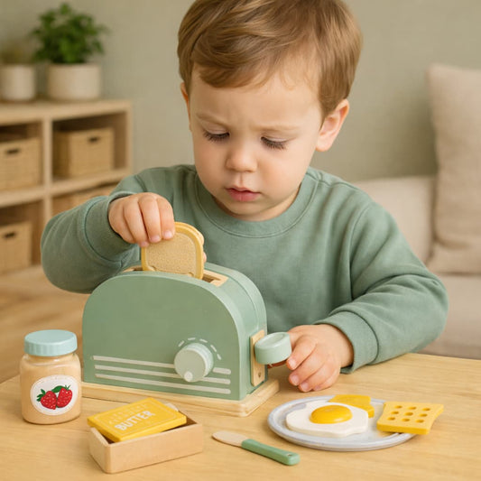 Jeux Montessori en Bois | Coffret Petit Déjeuner