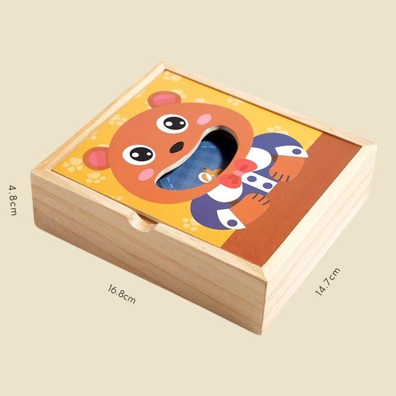 Jeux Montessori en Bois | Je nourris mon Ours