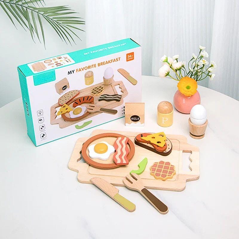Jeux Montessori en Bois | "My Favorite Breakfast"