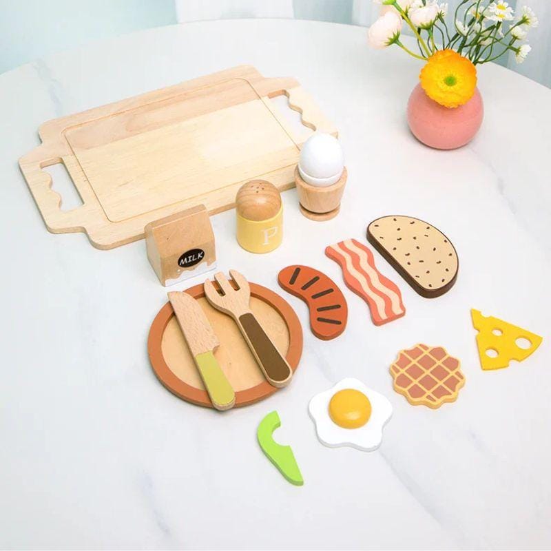 Jeux Montessori en Bois | "My Favorite Breakfast"