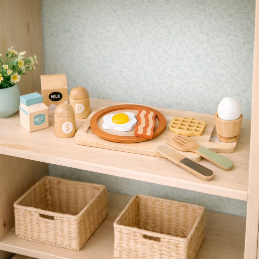Jeux Montessori en Bois | "My Favorite Breakfast"
