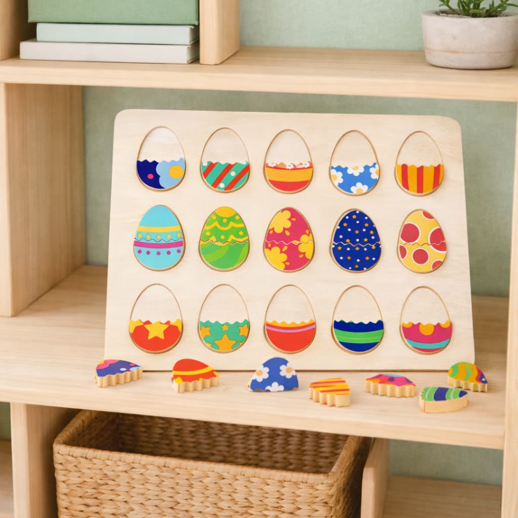 Jeux Montessori en Bois | Oeuf en Paires