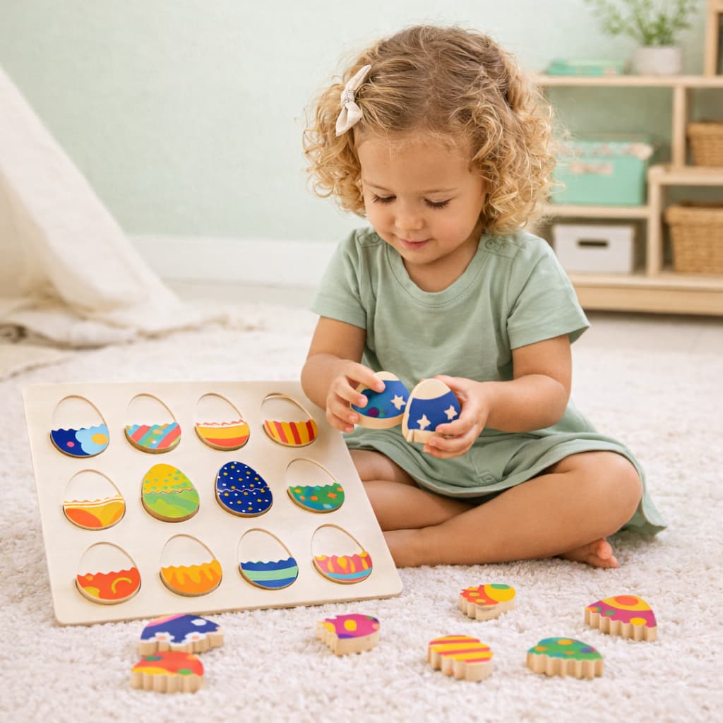Jeux Montessori en Bois | Oeuf en Paires