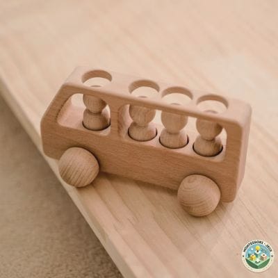 Jouet en Bois Montessori | Bus