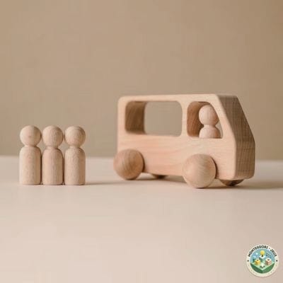 Jouet en Bois Montessori | Bus