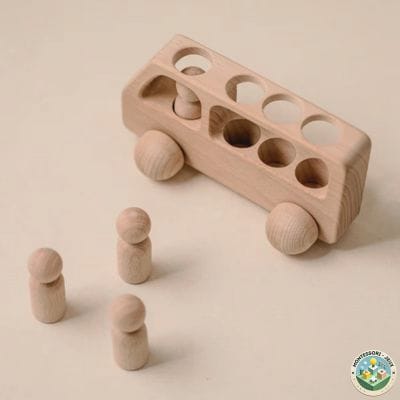Jouet en Bois Montessori | Bus