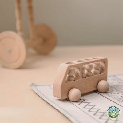 Jouet en Bois Montessori | Bus