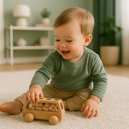 Jouet en Bois Montessori | Bus