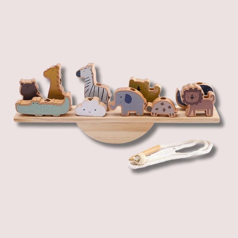 Jouet en Bois Montessori | Trouver l'Equilibre ! Animaux de la Forêt