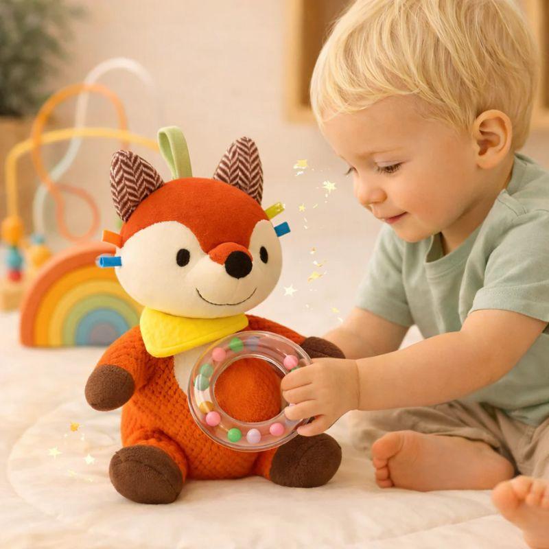 Jouet Montessori Bébé | Peluche Sensorielle Renard