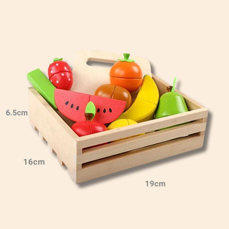 Jouets en Bois Montessori | Le Potager de la Cuisine Le Cageot des Fruits
