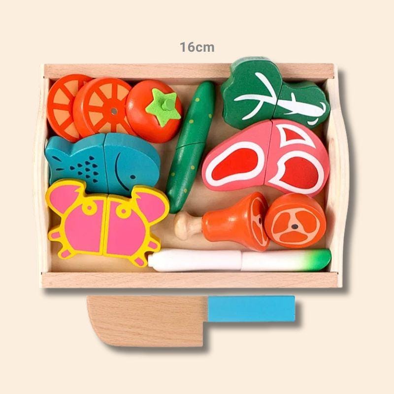 Jouets en Bois Montessori | Le Potager de la Cuisine Le Cageot du Boucher