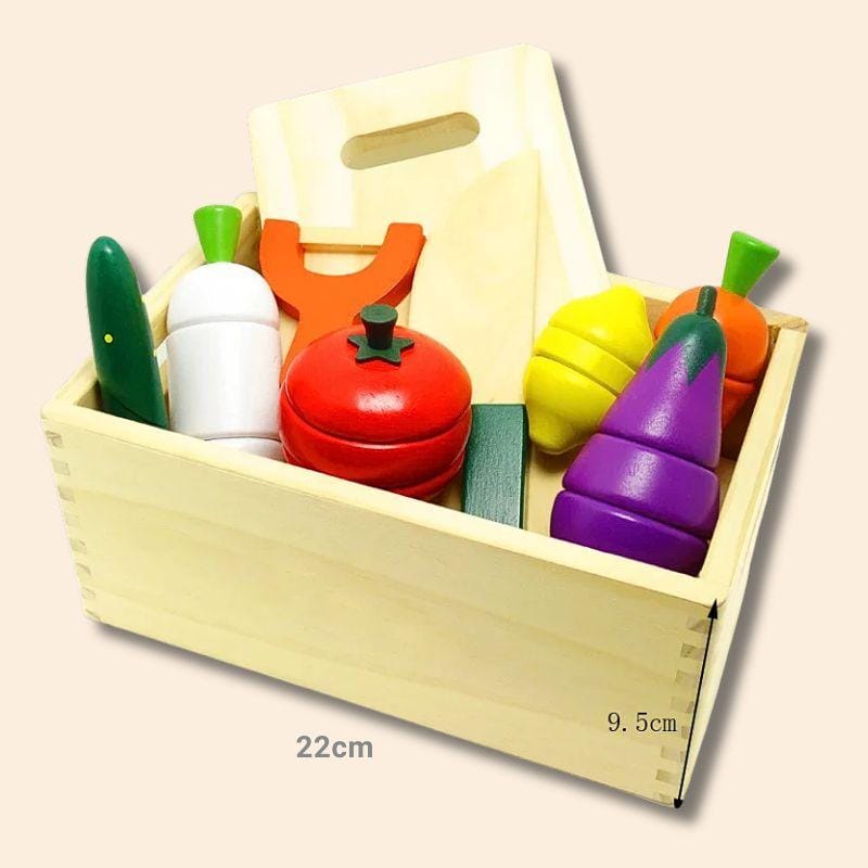 Jouets en Bois Montessori | Le Potager de la Cuisine Le Cageot du Marché