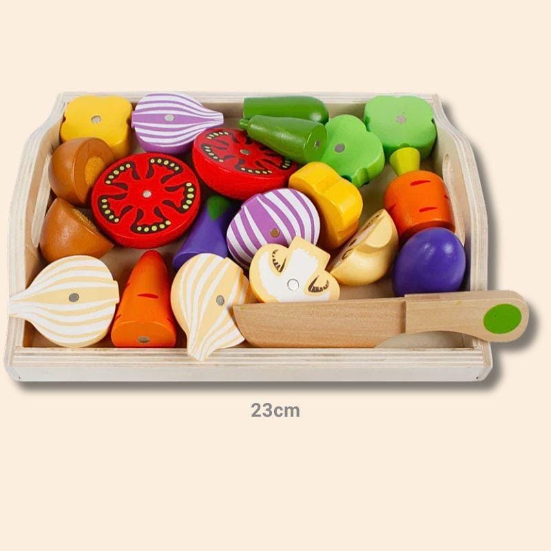Jouets en Bois Montessori | Le Potager de la Cuisine Le Plateau des Agrumes