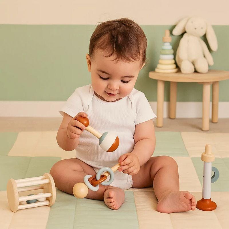 Jouets Montessori 1 an | Coffret découverte Instruments Musique