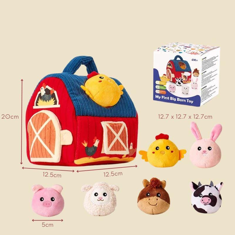 Jouets Montessori Boîte Tissu | La Ferme de Mes Petits Amis