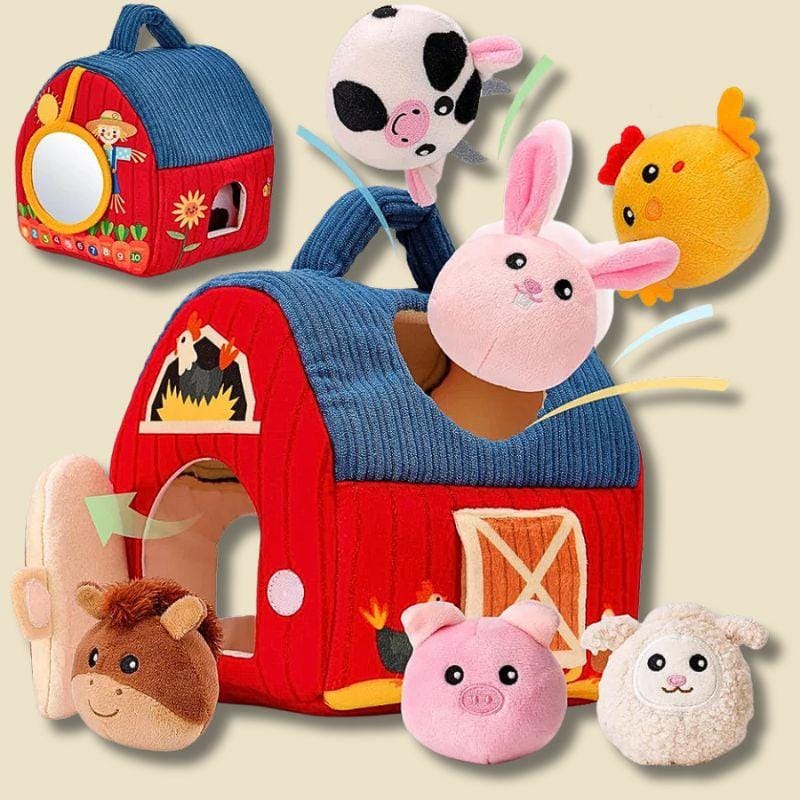 Jouets Montessori Boîte Tissu | La Ferme de Mes Petits Amis
