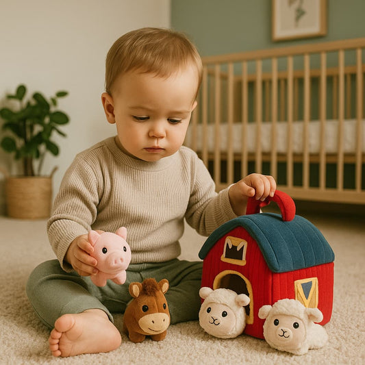 Jouets Montessori Boîte Tissu | La Ferme de Mes Petits Amis