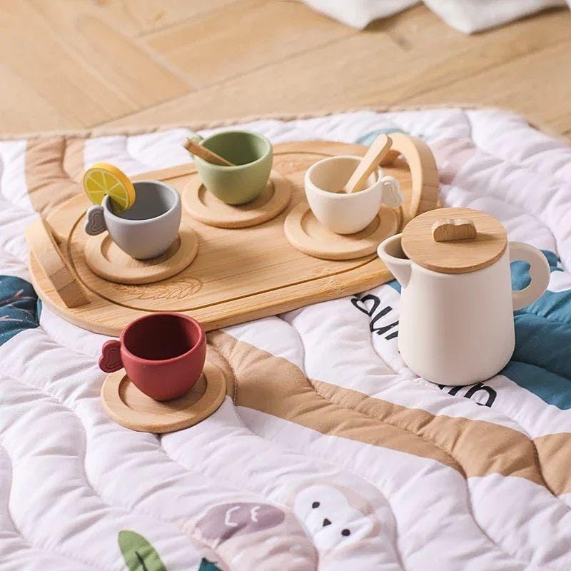 Jouets Montessori en Bois | Ma Dinette pour le Thé