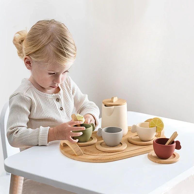 Jouets Montessori en Bois | Ma Dinette pour le Thé