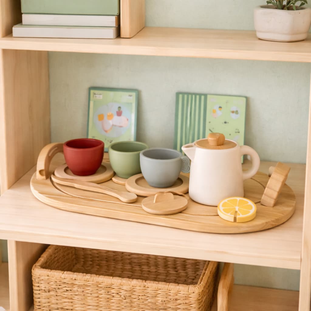 Jouets Montessori en Bois | Ma Dinette pour le Thé