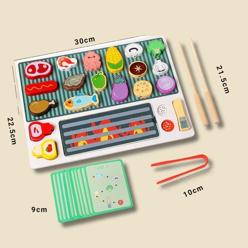 Planche Montessori en Bois | Mon Barbecue BBQ