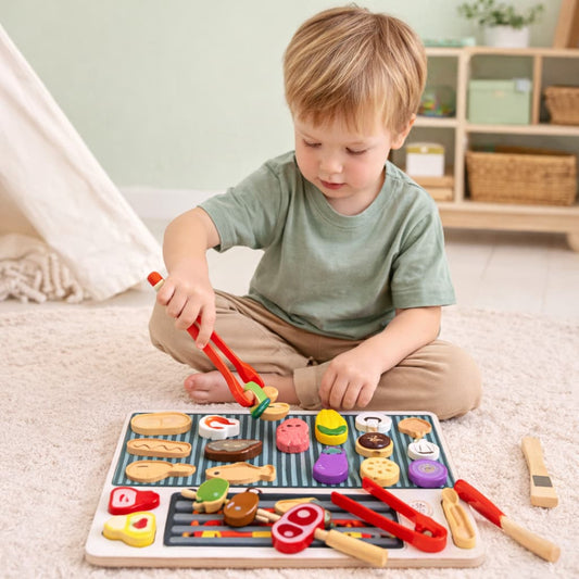 Planche Montessori en Bois | Mon Barbecue BBQ