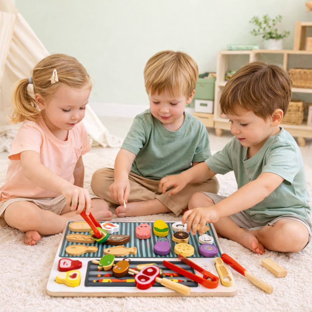 Planche Montessori en Bois | Mon Barbecue BBQ
