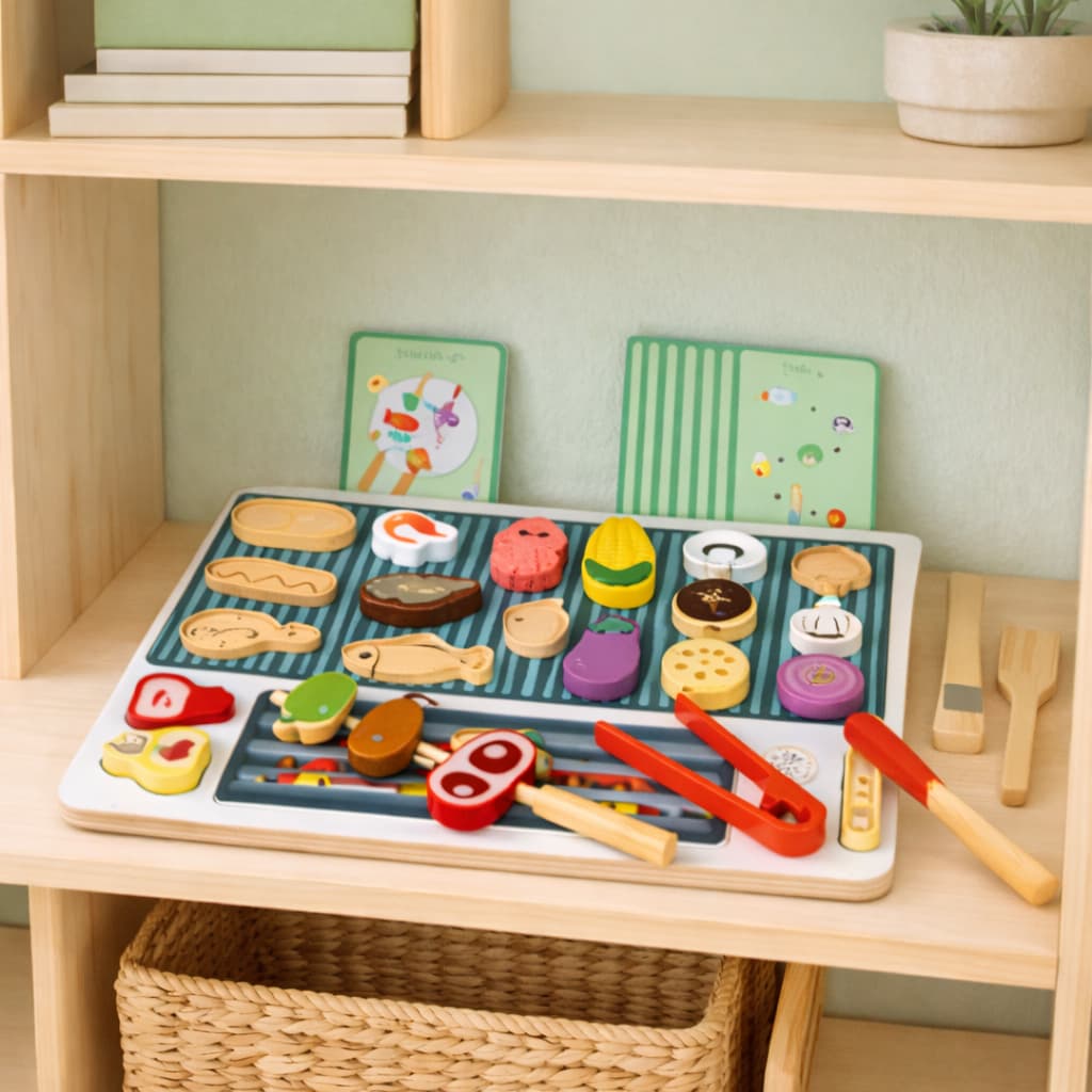 Planche Montessori en Bois | Mon Barbecue BBQ